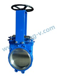 DIN cast iron lug wafer knife gate valve